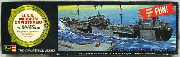 Revell 1/400 US Navy T2-SE (T-2) Oiler Mission Capistrano / Buenaventura / San Fernando / Santa Clara - Bagged, H342 plastic model kit